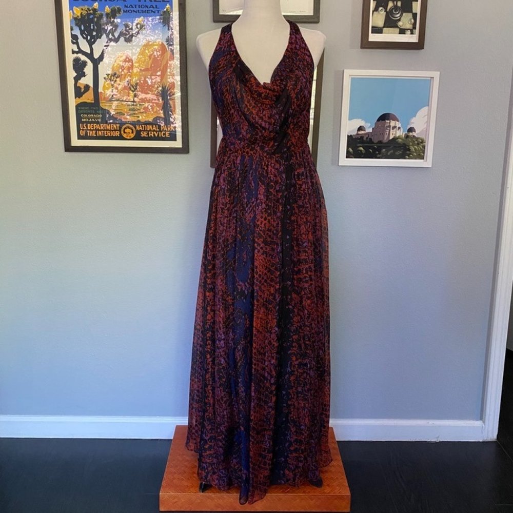 Animal Print Maxi Dress